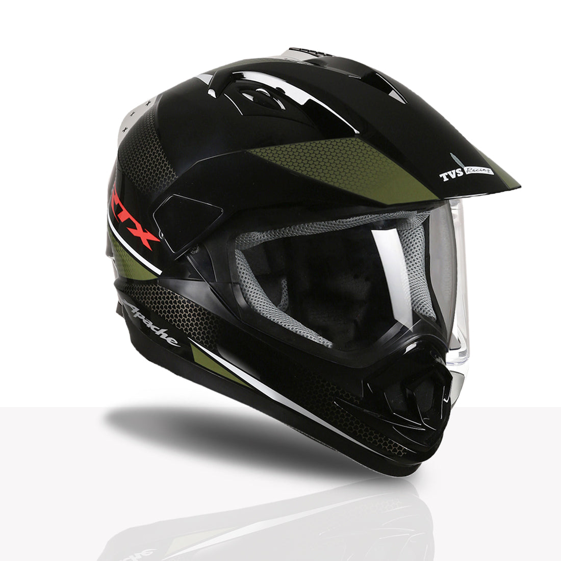 TVS Apache RTX Dual Sports Helmet